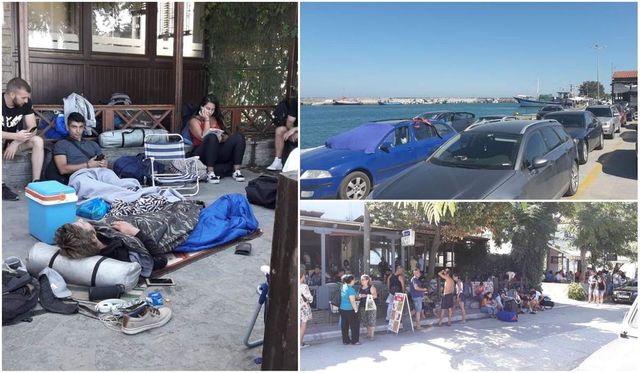 Zeci de români, blocați pe o insulă din Grecia