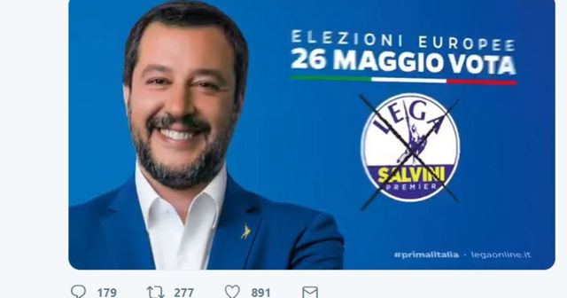 Matteo Salvini viola il silenzio elettorale