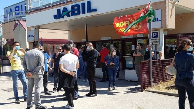 La Jabil ritira i 190 licenziamenti annunciati a Marcianise