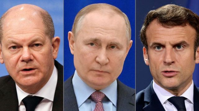 Germania și Franța îi cer lui Putin negocieri serioase cu Zelenski