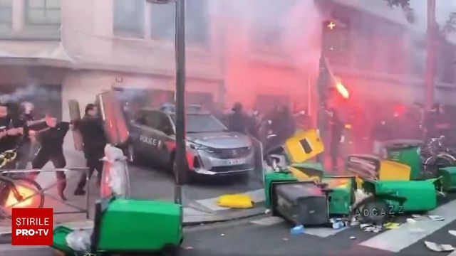 Franța, blocată de proteste masive