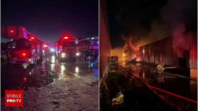 Incendiu puternic la Dragonul Roșu, în București