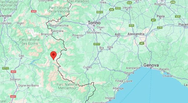 Terremoto oggi a Cuneo, scossa di magnitudo 3,2 al confine tra Piemonte e Francia