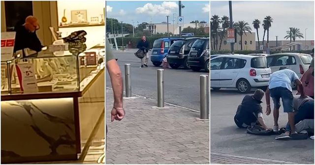 Tentata rapina in gioielleria nel Barese, due feriti e un fermo