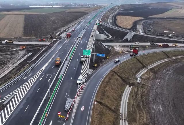 Lotul Chețani-Câmpia Turzii, din Autostrada Transilvania, finalizat cu 8 luni mai devreme