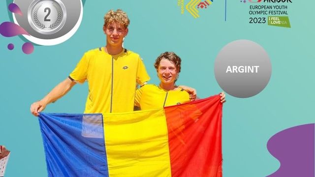 România a obținut medalie de argint la tenis, dublu băieți
