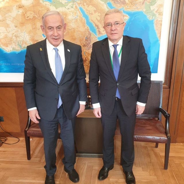 Consilierul prezidențial Cristian Diaconescu s-a întâlnit cu Benjamin Netanyahu