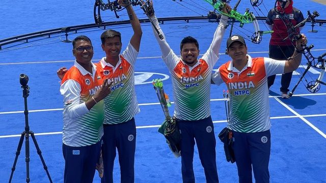India Win Gold, Silver & Bronze At Archery World Cup Stage 2