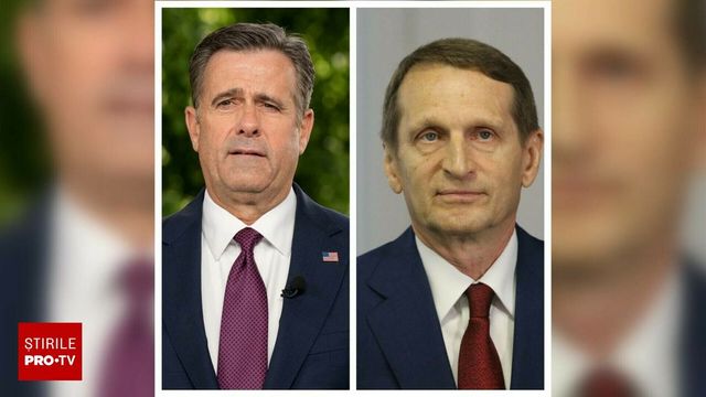 Șeful spionilor ruși, Serghei Narîșkin, a avut o convorbire telefonică cu directorul CIA
