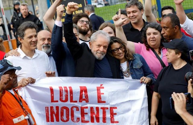 Former Brazil president Lula is freed from prison after ruling by Supreme Court