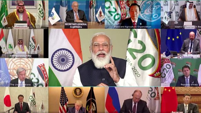 At G20 Summit, PM Modi says world at biggest turning point since World War II with Covid-19