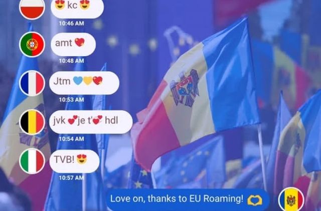 Mesajul Comisiei Europene – UE elimină taxele de roaming pentru cetățenii Republicii Moldova din 2026
