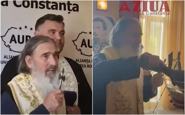 IPS Teodosie sfințește un sediu AUR și urează formațiunii politice „un rezultat bun și sănătos" la alegeri