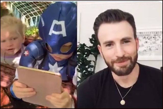 Chris Evans to gift Captain America shield to young boy who saved his sister from dog attack