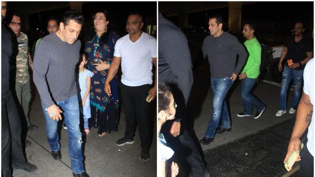 An angry Salman Khan snatches fan's phone and leaves the airport
