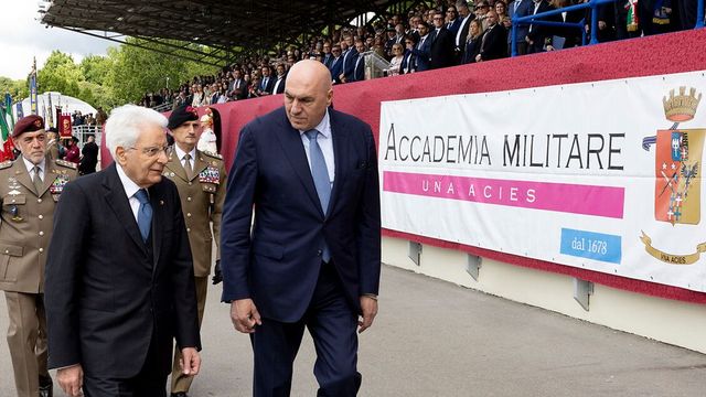 Mattarella visita la sede dell'Accademia di Modena