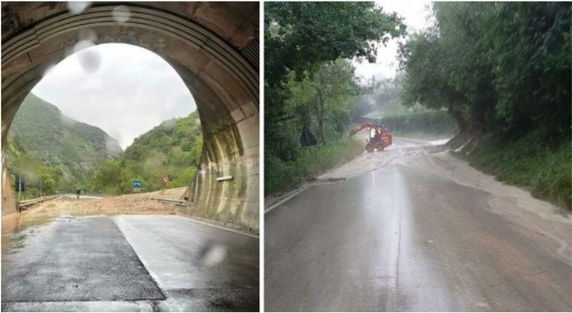 Maltempo: bomba d'acqua a Fabriano, allagamenti e smottamenti
