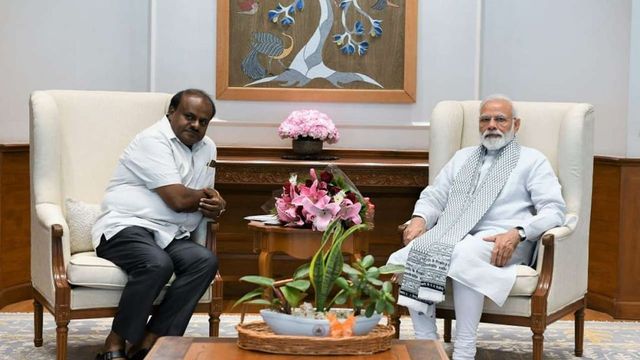 Kumaraswamy Meets PM Modi, Seeks Early Release of Funds for Drought Relief