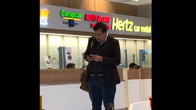 Fostul președinte georgian, Mihail Saakașvili, surprins în Aeroportul Internațional Chișinău