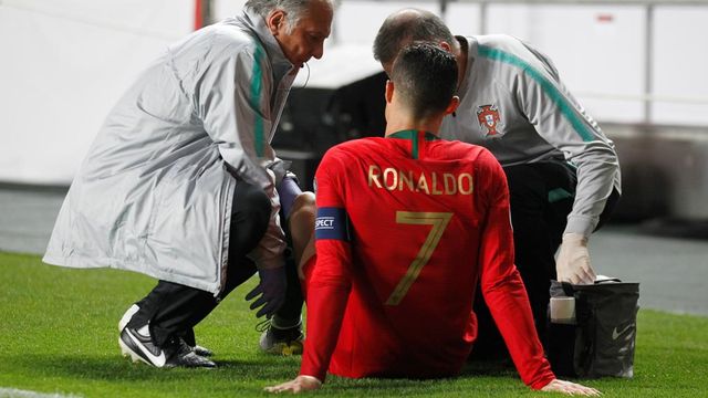Juve in ansia: infortunio per Cristiano Ronaldo col Portogallo