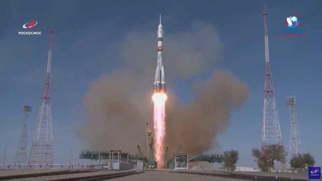 Crew Blasts Off For International Space Station In Russian Capsule