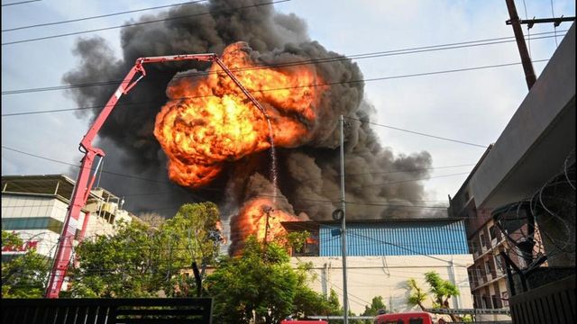 Fire at Noida Sector 2 paint factory