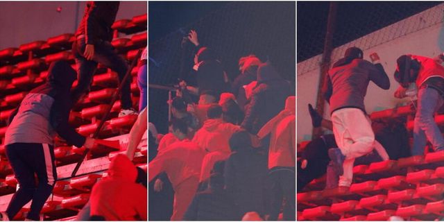 Calcio, oltre 100 tifosi dell'Universidad de Chile arrestati dopo gli scontro con l'Independiente: le immagini