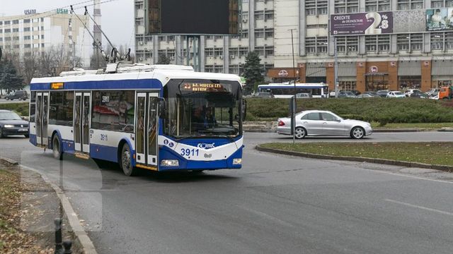 Când va putea fi monitorizată online circulația troleibuzelor din Chișinău