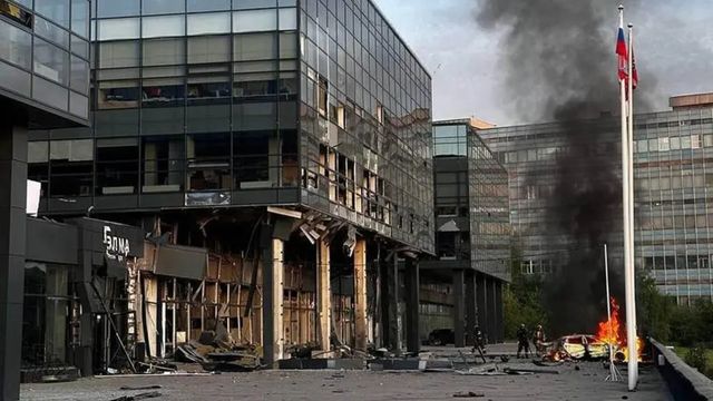 Ucrania bombardea el 'Silicon Valley ruso' y alcanza una empresa de Defensa