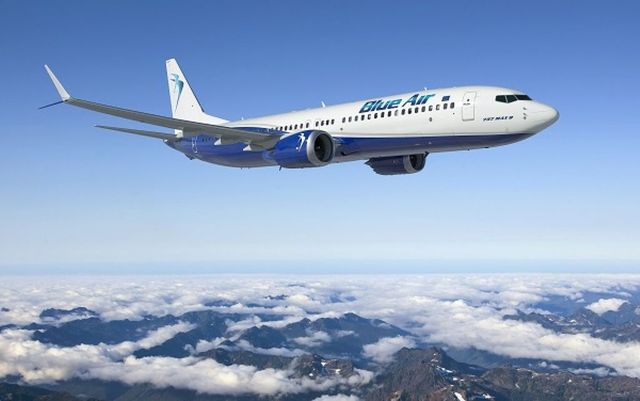Blue Air anulează 64 de zboruri din România către Italia și Cipru