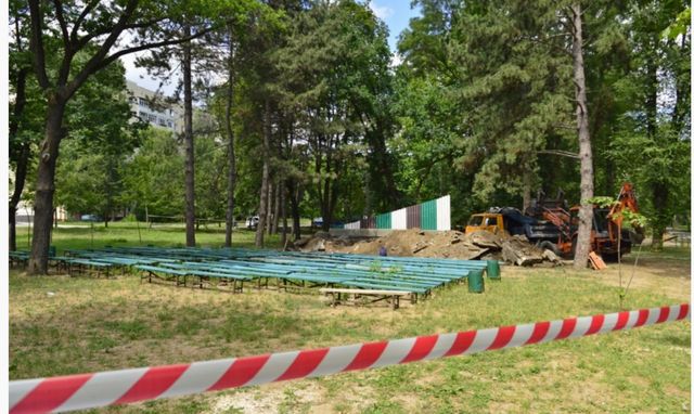 Lucrările de reabilitare a Parcului Alunelul au reînceput