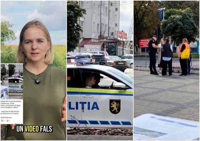 Ce spune poliția despre cazul de la Edineț cu Ludmila Adamciuc, candidată PAS la parlamentare