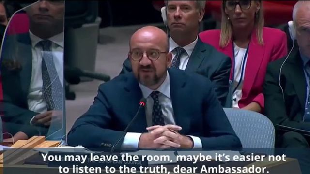 Scandal la ONU. Charles Michel l-a invitat afară din sală pe ambasadorul rus