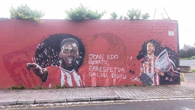 ¡Comunicado del Athletic por el acto contra el mural de Barakaldo y Nico Williams!