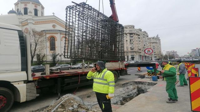 Circulația în Pasajul Unirii, restricționată în următoarele zile pentru lucrări la noua poartă de gabarit