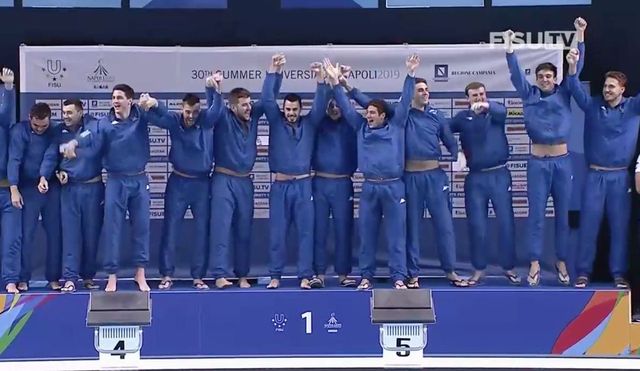 Universiadi 2019, l’Italia della pallanuoto maschile vince il 15° oro azzurro