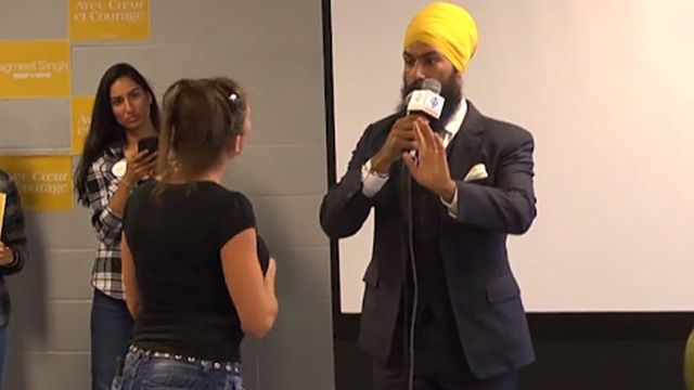First Non-White Opposition Leader, Jagmeet Singh Enters Canada Parliament
