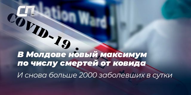2132 новых случая заражения Covid-19 выявлено в Молдове за сутки