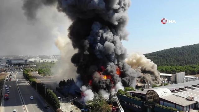 Пожар избухна в химически завод край Истанбул