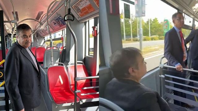 Nitin Gadkari takes a ride on hydrogen-powered bus in Prague, netizens react