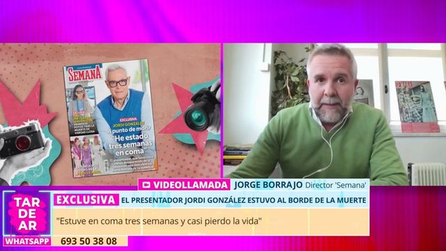 Jordi González revela que ha estado a punto de morir a causa de una bacteria