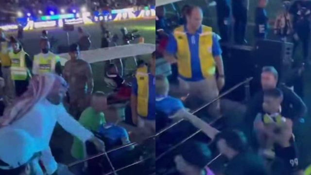 Player whipped by fan during confrontation after Saudi Super Cup final