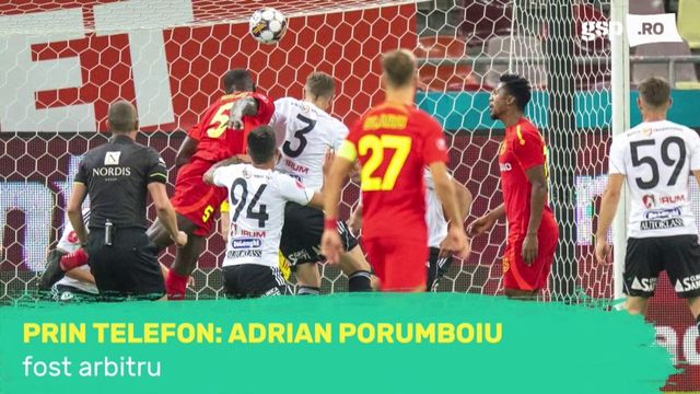 Adrian Porumboiu, expertiză despre faza golului anulat al lui Florinel Coman în CFR Cluj - FCSB