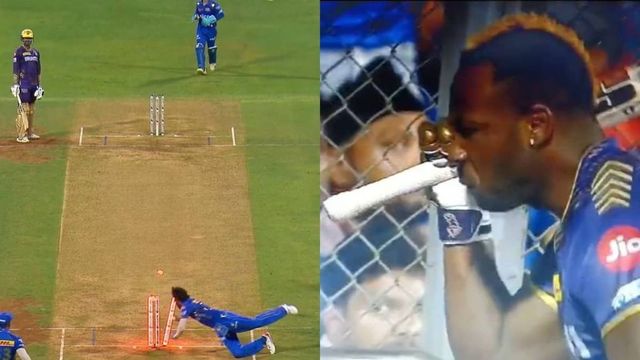 Andre Russell and Venkatesh Iyer discuss the run-out goof-up