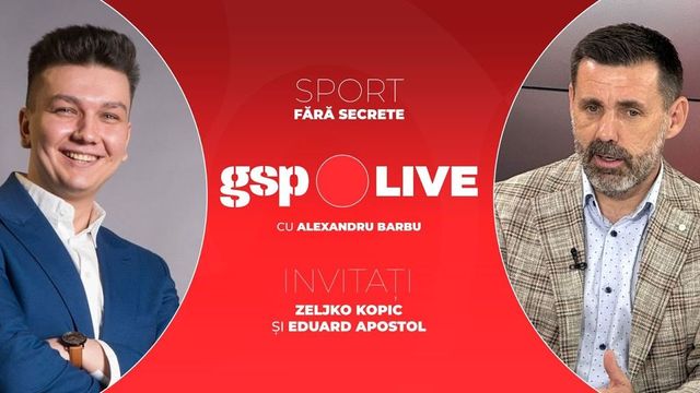Zeljko Kopic a fost invitatul lui Alexandru Barbu la GSP Live