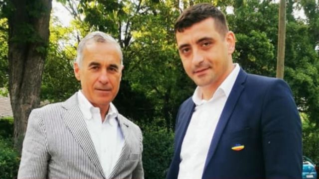 George Simion, în vizită la o fabrică din Alba: Îl punem pe Călin în fruntea țării