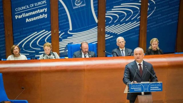 Mihai Popșoi a criticat discursul lui Igor Dodon la APCE