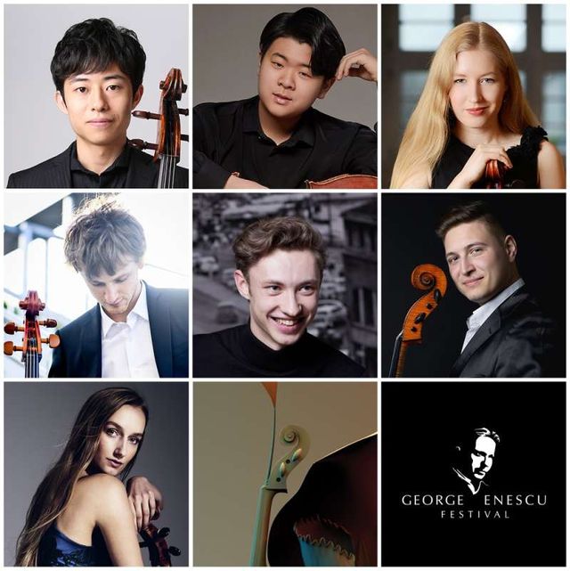 7 violonceliști din 6 țări s-au calificat în Semifinala de Violoncel de la Concursul Enescu 2020