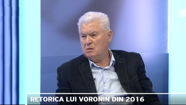 Voronin își cere scuze de la cetățeni pentru că l-a lăudat pe Dodon în 2016