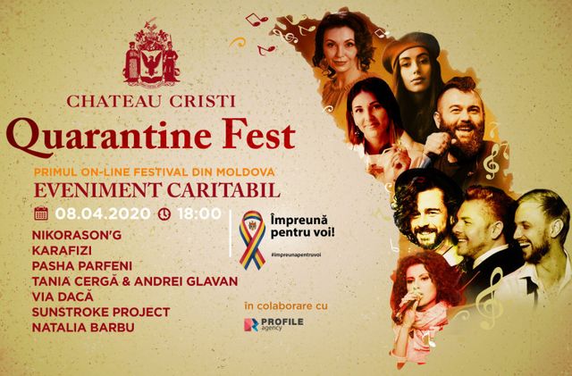 In Moldova se va desvașura in premiera un festival de muzica on-line de caritate, dedicat luptei impotriva coronavirusului
